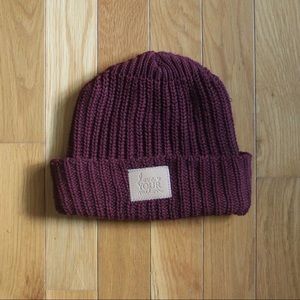 Love Your Melon Burgundy Cuffed Beanie